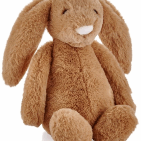 BabyJem Uyku Arkadaşım Oturabilen Tavşan 30 Cm 730 Açık Kahve