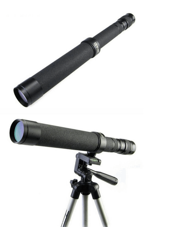 Baigish Zt824x40 Rus Model  Zoomlu ,deri Çantalı Tripot Bağlanan Tekli Dürbün - Görsel 2