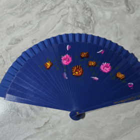 Bambu Çift Taraflı Yelpaze Karışık Renkler 12'li Paket