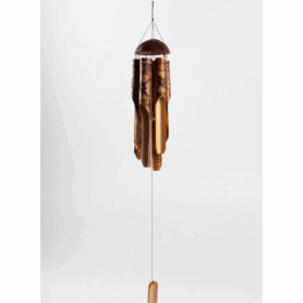 Bambu Coconat Kafalı Rüzgar Çanı 30 Cm