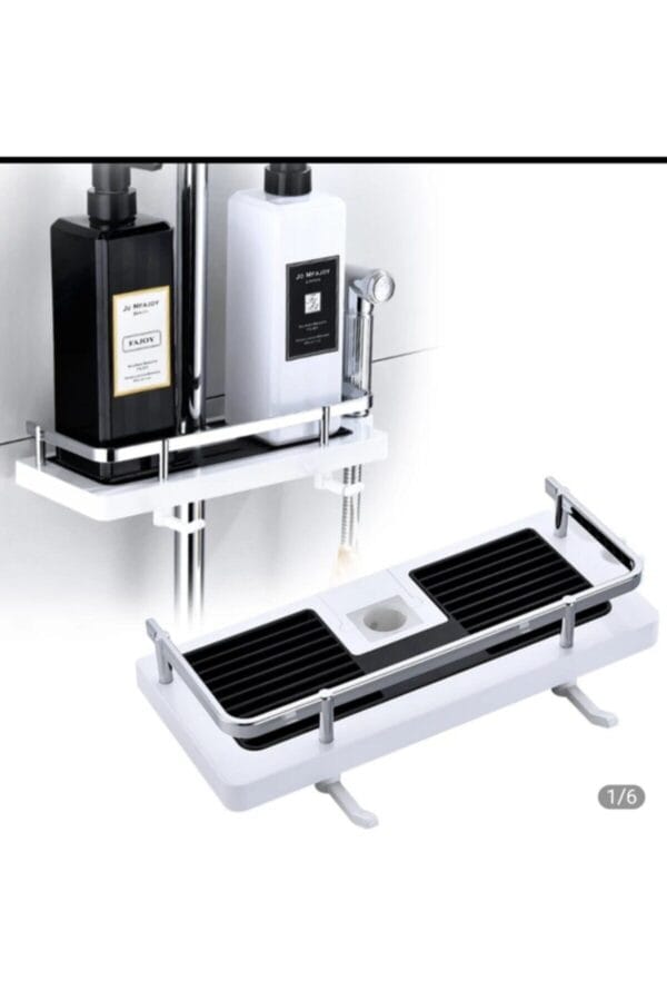 Banyo Duş Rafı Şampuanlık Sabunluk Organizer (K0) - Görsel 2