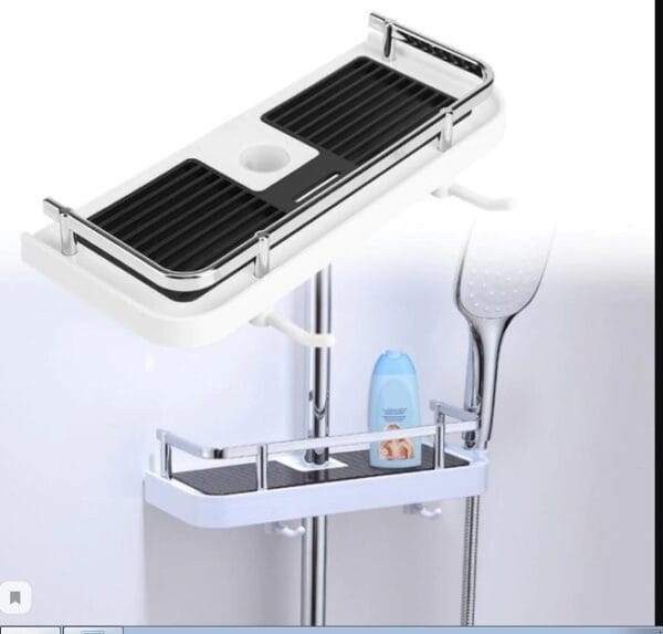 Banyo Duş Rafı Şampuanlık Sabunluk Organizer (K0) - Görsel 3