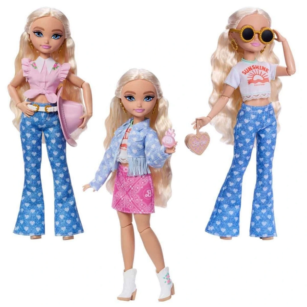 Barbie Dream Besties Festival Kombinleri Barbie Malibu Bebek ve Aksesuarları - Görsel 2