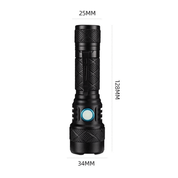 Baretta Bt-55 2500 Lümen Cree Xml L2-u2 Led Şarjlı El Feneri - Görsel 4
