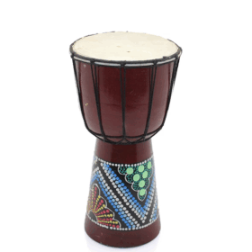 Batikli Ahşap Darbuka 25 Cm 3dıarta-31