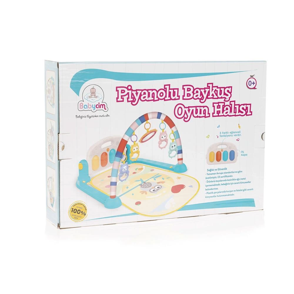 Baykuşlu Pianolu Bebek Oyun Halısı - Görsel 2