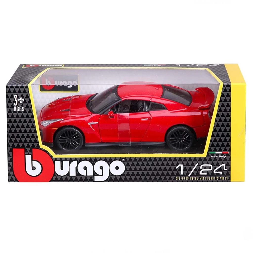 Bburago 1:24 Nissan GT-R 2017 Model Araba - Görsel 5
