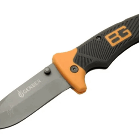 Bear Grylls 113 Turuncu Kamp Çakı 21cm - Manuel, Kemerlikli