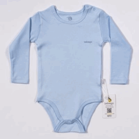 Bebengo BU4024 Basic Uzun Kol Yaş Body Mavi