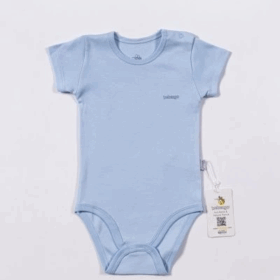 Bebengo BU4025 Basic Kısa Kol Body Mavi