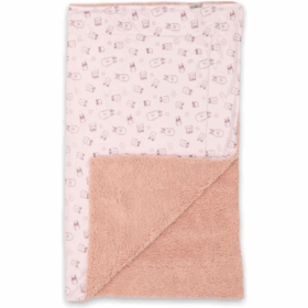 Bebitof Baykuş Desenli Battaniye 95072 Pembe