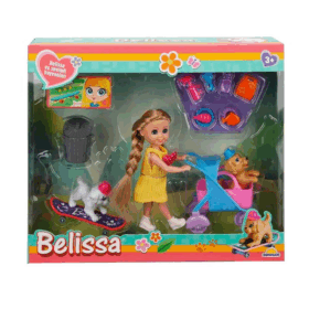 Çocuk Belissa ve Sevimli Hayvanları 15 CM