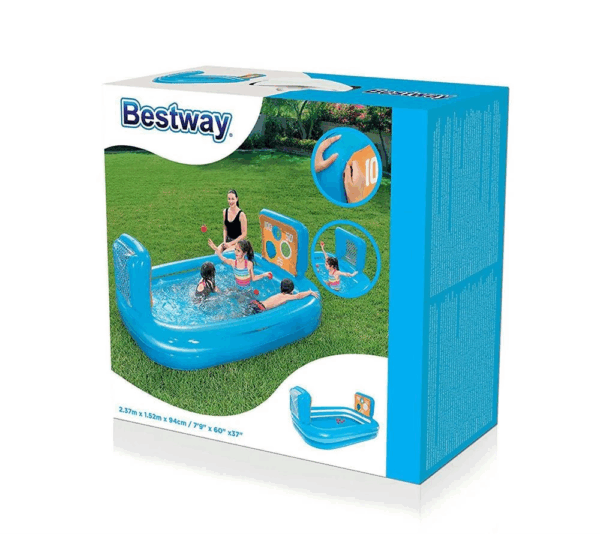 Çocuk Büyük Boy Şişme Şut Oyunu Havuzu, Topları ile  237*152*94 Cm - Görsel 2