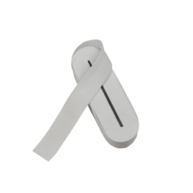 BEYAZ - 4CM PAÇA LASTİK YASSI GENİŞ 10MT (K0)