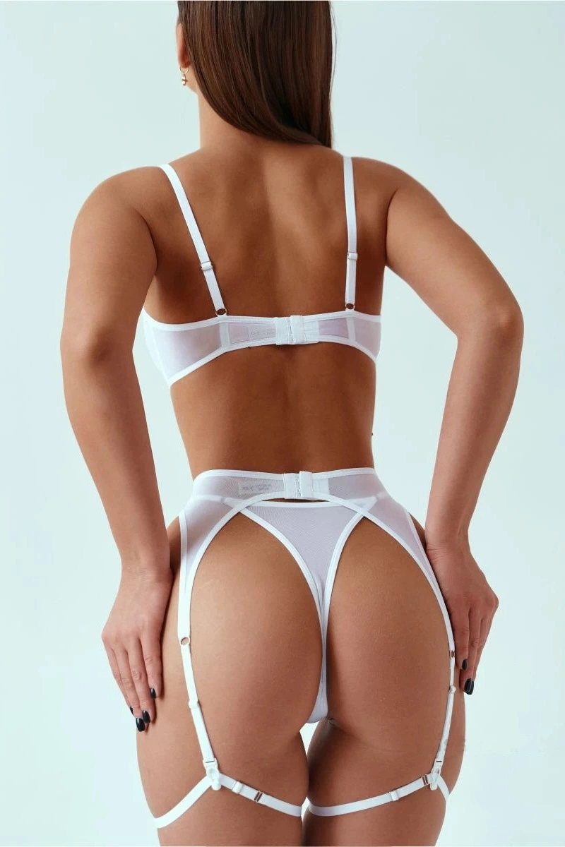 Beyaz Jartiyer Takım - Görsel 2