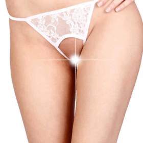 Beyaz Özel Bölgesi Açık Fantazi String TM1163