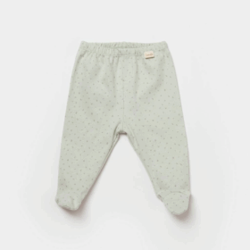 Bibaby Biorganic Koala Jungle Patikli Pantolon 57888 Mint