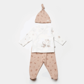 Çocuk Bibaby Biorganic Love Our Earth 3 Parça Set 73345 Mocha