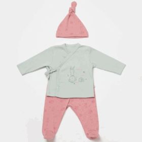 Bibaby Biorganic Modal Play With Me 3'Lü Zıbın Set 58035 Mint