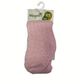 Bibaby Biorganic New Summer Külotlu Çorap 68478 Pembe