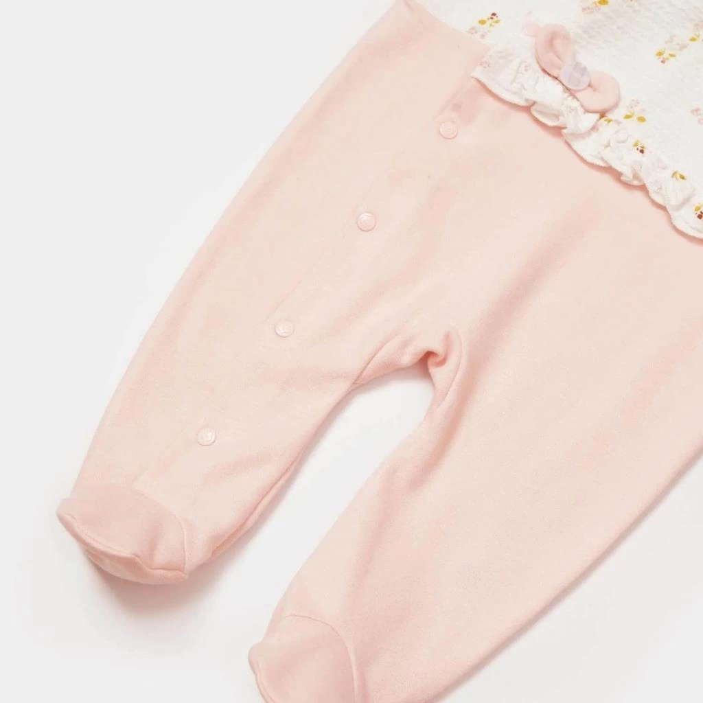 Bibaby Biorganic The Flowers Bebek Tulum 60713 Ekru Pembe - Görsel 4