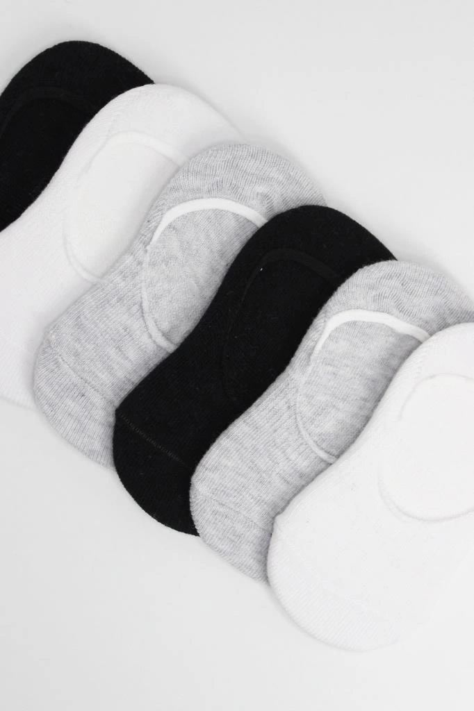 Bistyle 6lı Silikonlu Babet Soket Çorap BS6200 Gri - Görsel 5