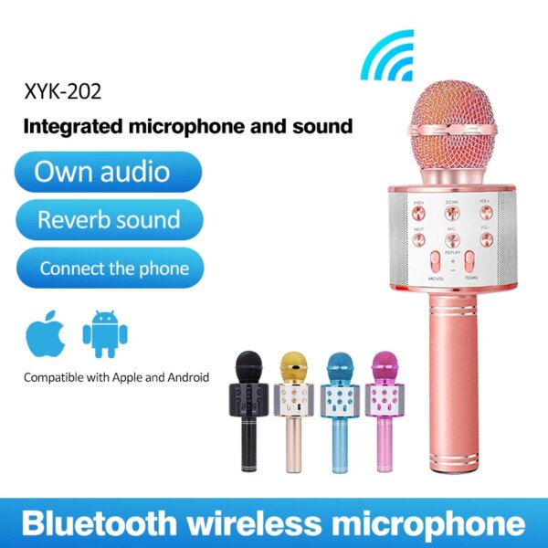 Bluetooth Karaoke Mikrofon (K0) - Görsel 4