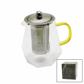 BOROSİLİKAT GOLD KUPLU CAM ÇAYDAN DEMLİK 750ML (K0)
