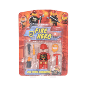 Çocuk BP-607 Kartela İtfaiye Oyun Seti -Bayraktar