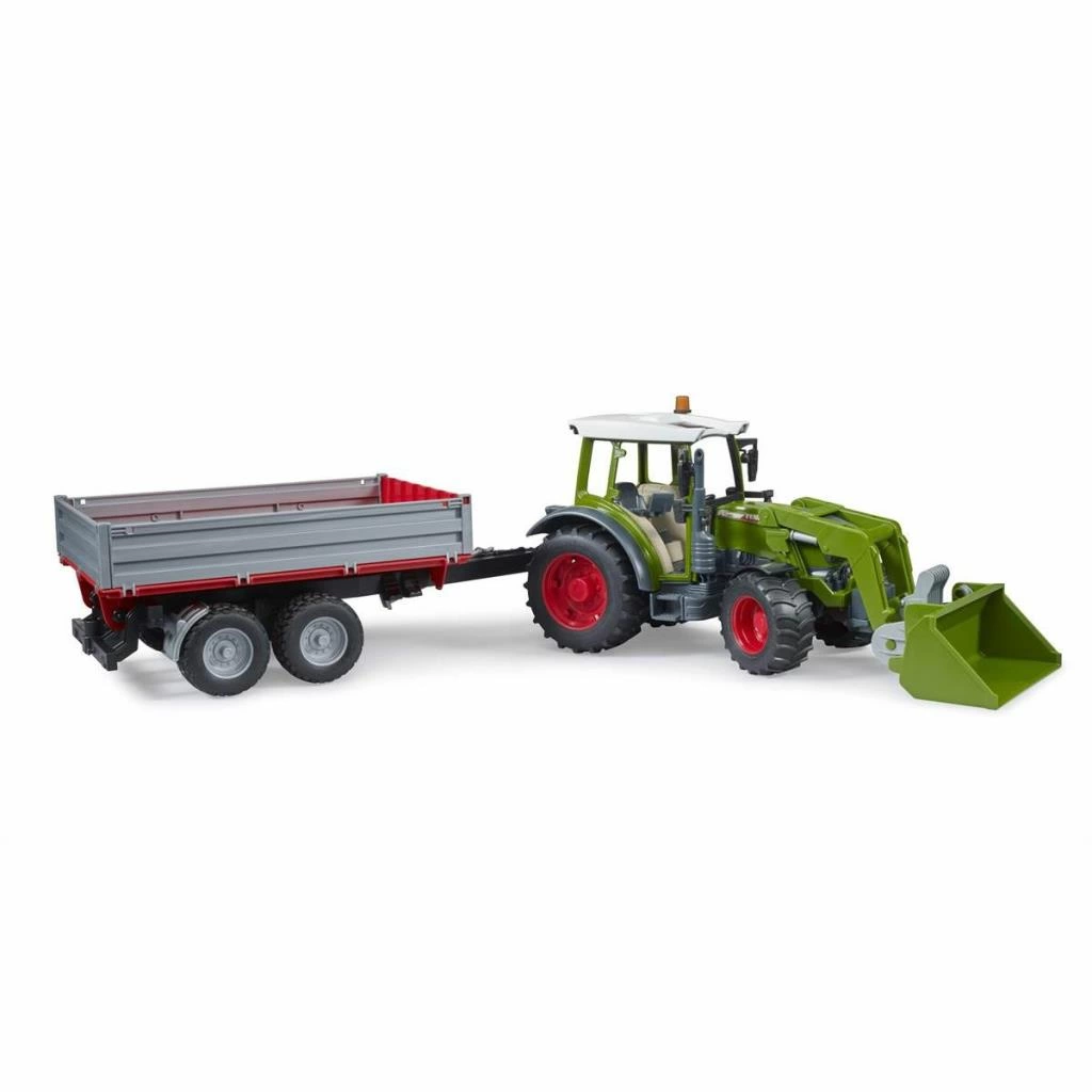 BR02182 Fendt Vario 211 Kepçeli Traktör ve Römork - Görsel 2