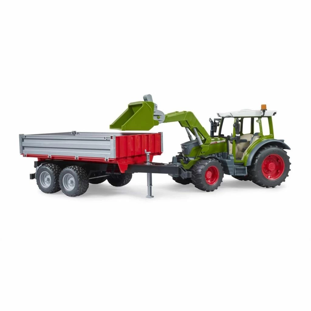 BR02182 Fendt Vario 211 Kepçeli Traktör ve Römork - Görsel 4