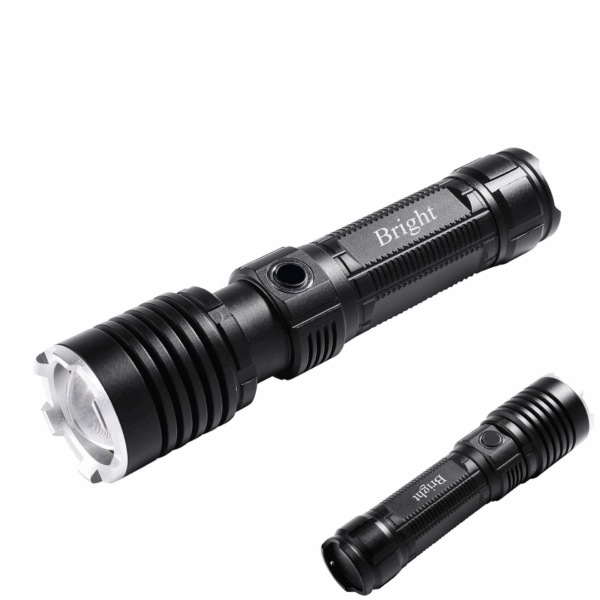 Bright Ght-5761 Xp90 Led 3 Mod Zoomlu Yağmur Suyu Geçirmez Şarjlı El Feneri 26650 Pilli - Görsel 3