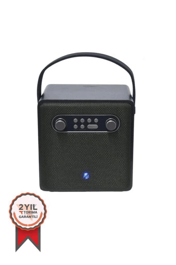 Bts-1688 Yeşil Mikrofonlu Karaoke Bluetooth Hoparlör - Görsel 2