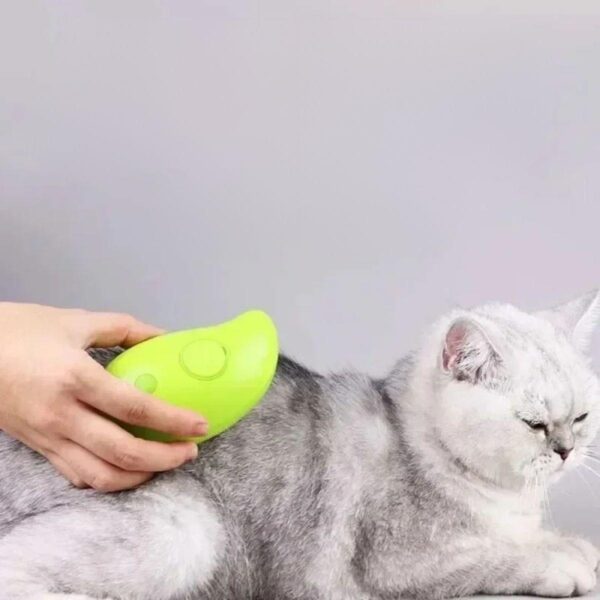 Buharlı Yumuşak Silikon Uçlu Kedi &amp;amp; Köpek Tüy Tarama Tarağı Yıkama Fırçası (K0) - Görsel 5