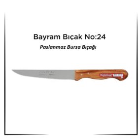 Bursa Bıçağı Bayram Kurban Bıçağı Yemek Bıçağı no : 24 (K0)
