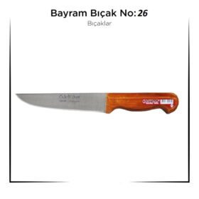 Bursa Bıçağı Bayram Kurban Bıçağı Yemek Bıçağı No : 26 (K0)
