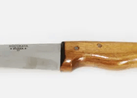 Bursa İnce Küt Kasap Bıçağı No:1, 13 Cm - Ahşap Sap