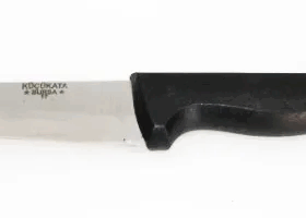 Bursa İnce Küt Kasap Bıçağı No:1, 13 Cm - Plastik Sap