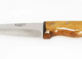 Bursa İnce Sivri Kasap Bıçağı No:2, 15,5 Cm - Ahşap Sap