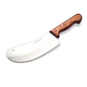 Bursa Paslanmaz Mutfak Soğan Satırı, Börek Bıçağı No:2, 18 Cm - Ahşap Sap