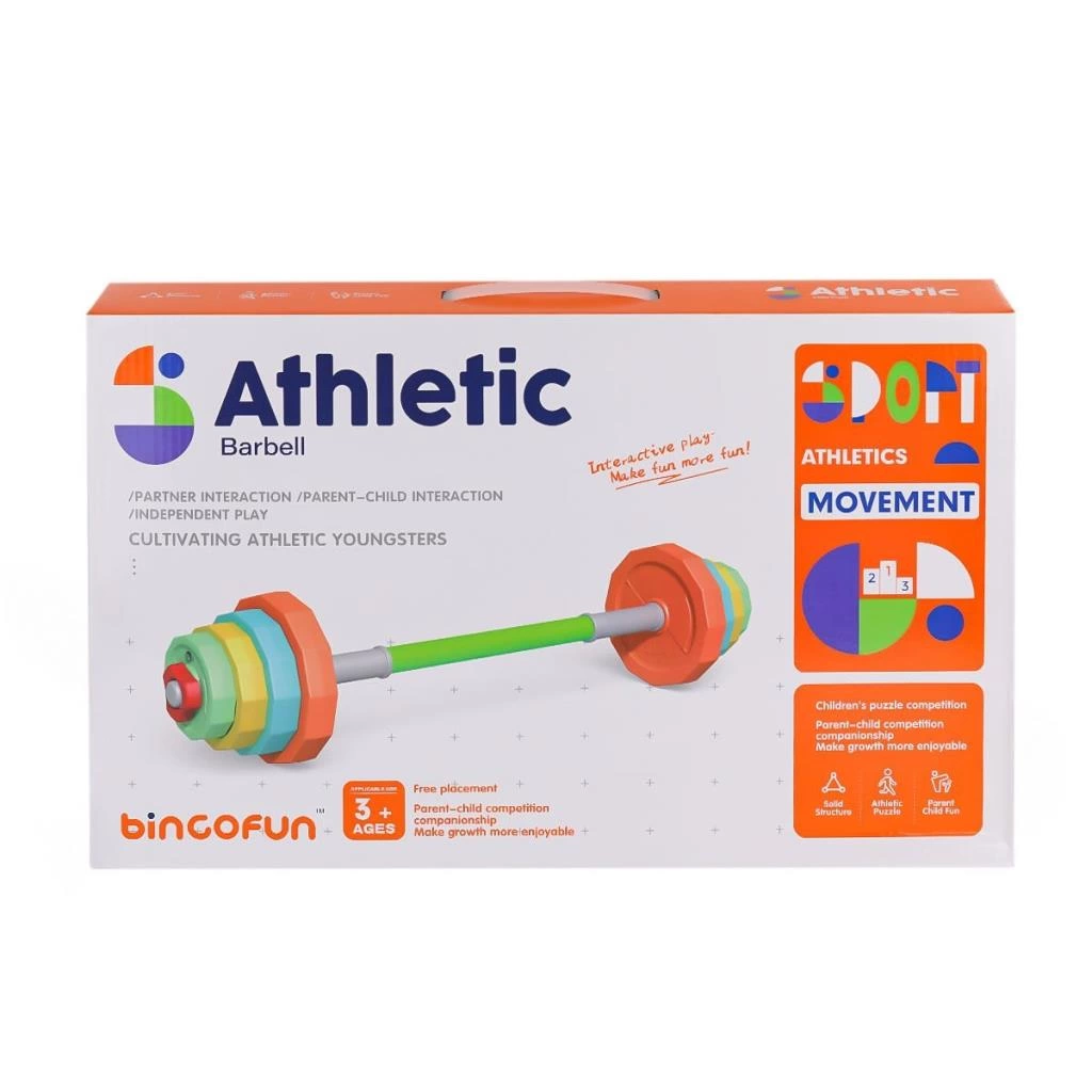 Büyük Barbell Halter Su Doldurulabilir Eğlenceli Spor Oyuncağı - Görsel 2