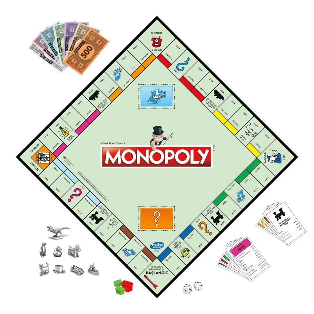 C1009 Hasbro Gaming - Monopoly +8 yaş - Görsel 3