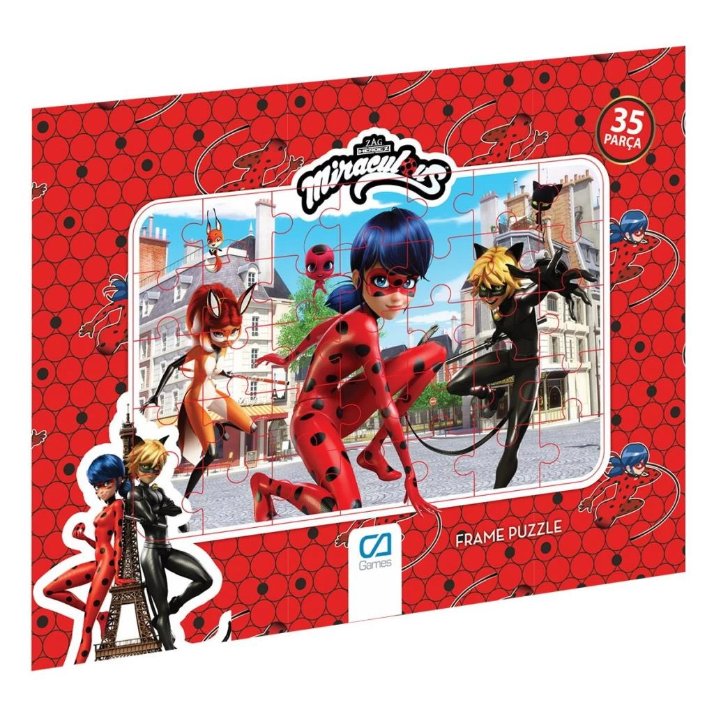 Çocuk CA 5020-5022 Miraculous Frame Puzzle 35 Parça-CA Games - Görsel 2