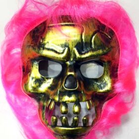 Cadılar Bayramı Pembe Saçlı Maske (K0)