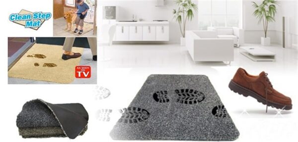 Çamaşır Makinesinde Yıkanabilir Kir Toz Emici Mikrofiberli Paspas (K0)