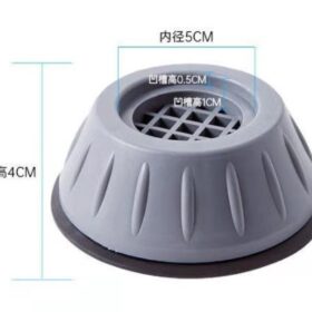 Çamaşır Makinesi Titreşim Engelleyici Stoper GRİ 4 lü Set (K0)