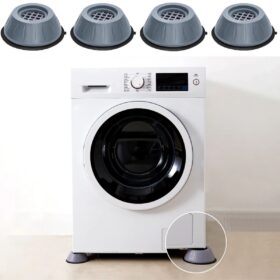 Çamaşır Makinesi Sarsıntı Titreşim Ses Önleyici Kaydırmaz Ayak 4lü Set (K0)