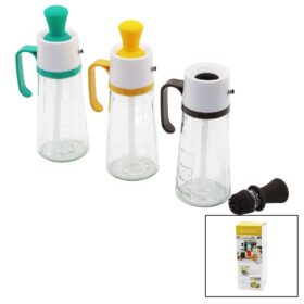 CAMYAĞDANLIK SİLİKON FIRÇALI TIPAPLS.KAPAK - KULPÖLÇEKLİ - 630ML (K0)