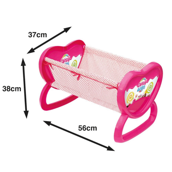 Çocuk Candy & Ken Oyuncak Plastik Beşik - Görsel 2
