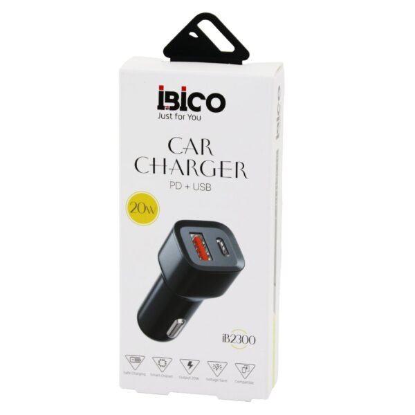 CAR CHARGER PD + USB OTO - ARAÇ ÇAKMAKLIK ŞARJ BAŞLIK 3.0 A 20W (K0)